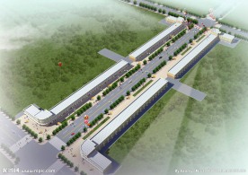 新农村街道效果图