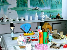 美术展览学生手工作品
