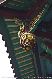 寺庙飞檐雕刻