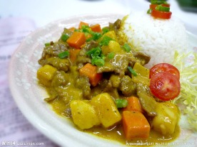 日式上级牛肉咖喱饭