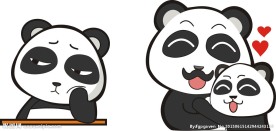 卡通熊猫 卡通熊