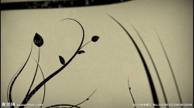 水墨花藤生长高清视频