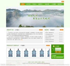 网站首页模板