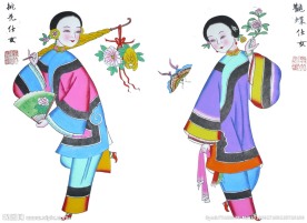 绵竹年画 仕女图