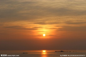 海上日落