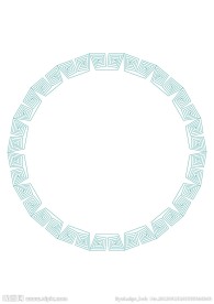 圆形 花纹 边框