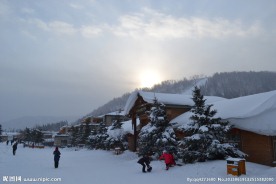 雪乡早晨