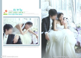 爱的依靠婚纱模板