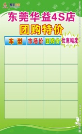 汽车展板