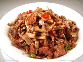 豆角炒肉