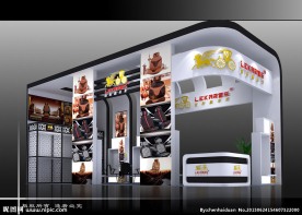 公司展柜展示模型