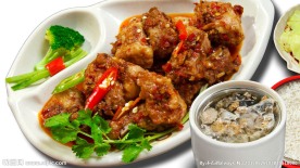 香辣蒸排骨饭