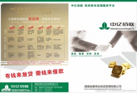 中亿佰联双折页