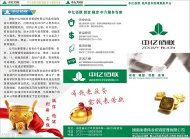 中亿佰联三折页