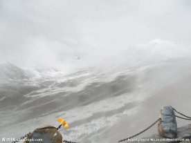 米拉山雪景