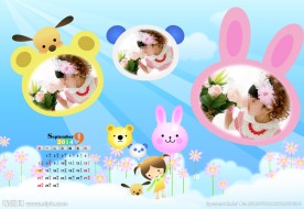 儿童相册模板台历