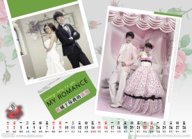 2014台历婚纱模板