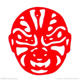 人脸剪纸