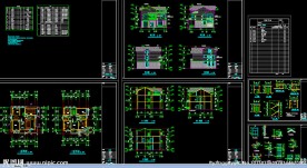 上海某别墅建筑施工图