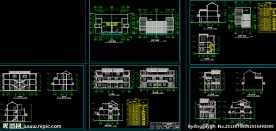 两套别墅建施图