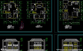 二层别墅建施图