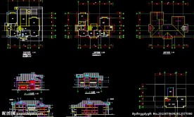 几套别墅图纸