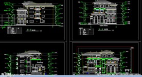 别墅外装修施工图