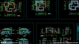 独栋别墅建筑施工图
