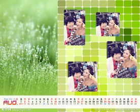 2014台历婚纱模板