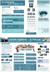 眼镜行业四折页