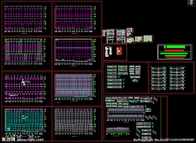 钢结构多层超市施工图