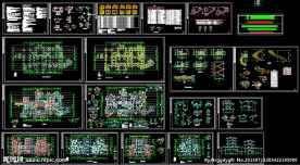 一套完整的会所设计图