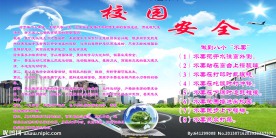 校园安全展板