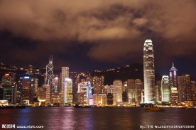 维多利亚港夜景
