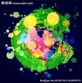 水墨龙图