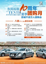 东风标致10周年团购