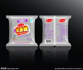 红蛋糕包装（平面图）