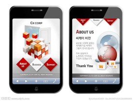 手机网站PSD模板