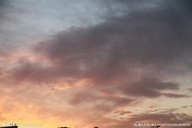 夕阳下的晚霞