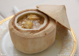 椰青煲鸡