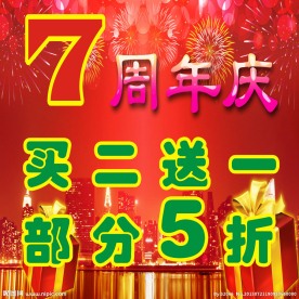 七周年活动海报背景