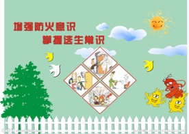 校园消防文化墙
