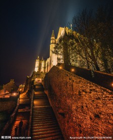 城堡夜景