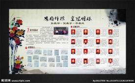 中国风(水墨)展板