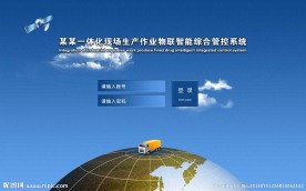 软件系统登录界面