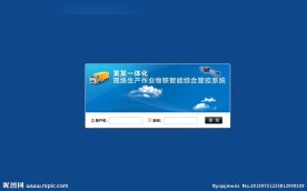 软件系统登录界面