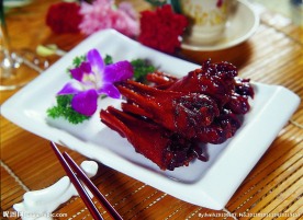 吊烧鸭下巴