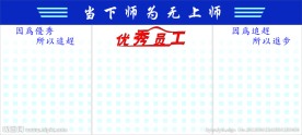 企业文化墙 优秀员工