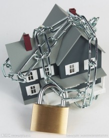 被锁起来的房屋