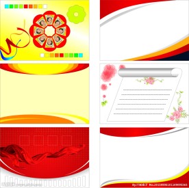 展板模版彩带 渐变